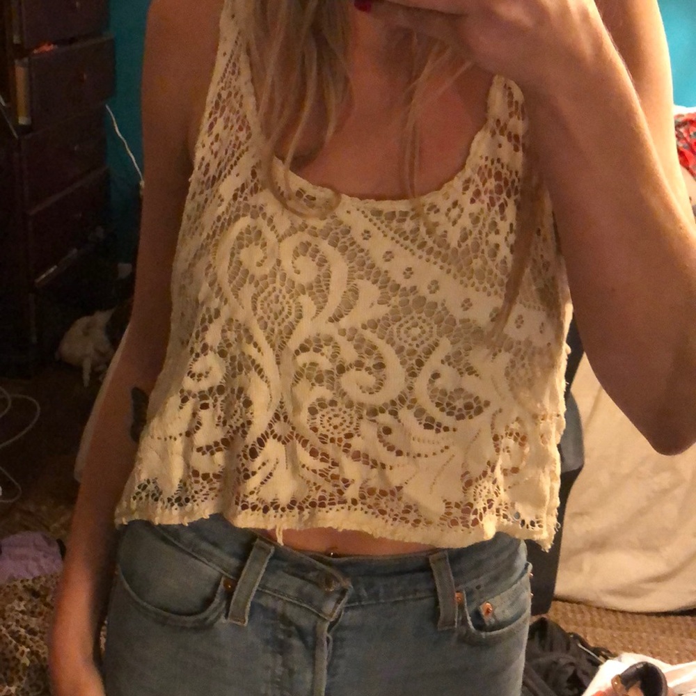 Lacey crop top